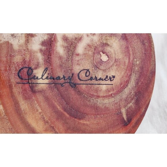 Culinary Corner Wooden Mortar Bowl Decorative Decor Kitchen 5" Tall - Picture 7 of 14